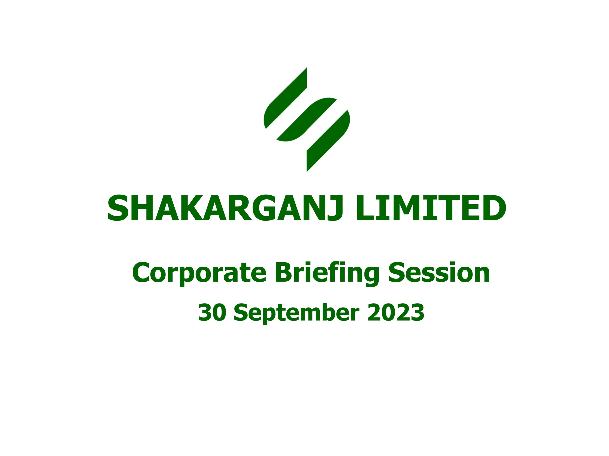 Corporate Briefing Session FY 2023