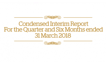 Financial results for the Half Year ended 31 Mar 2018