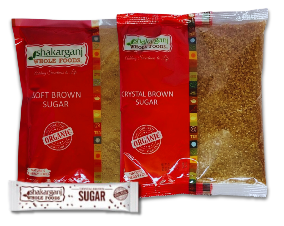 Crystal and Soft Brown Sugar - Shakarganj Whole Foods